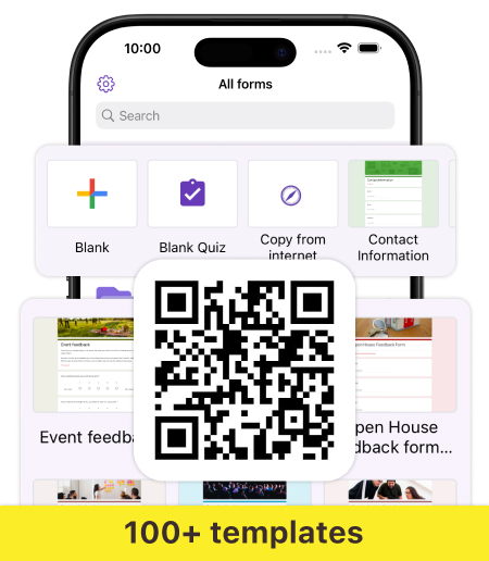 Google Forms App QR-code